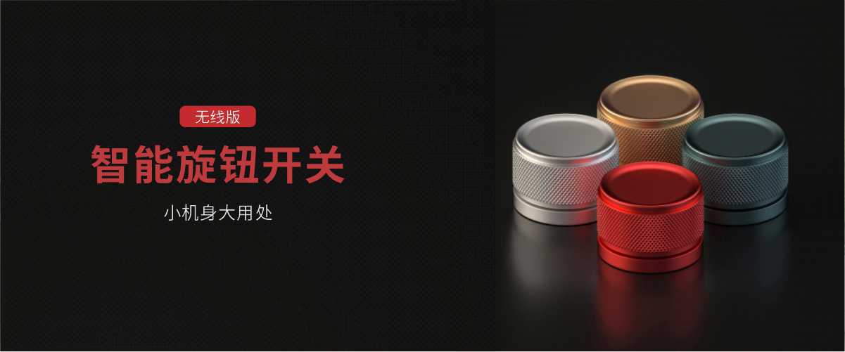 特恩斯P8晶致系列——金屬智能旋鈕開關